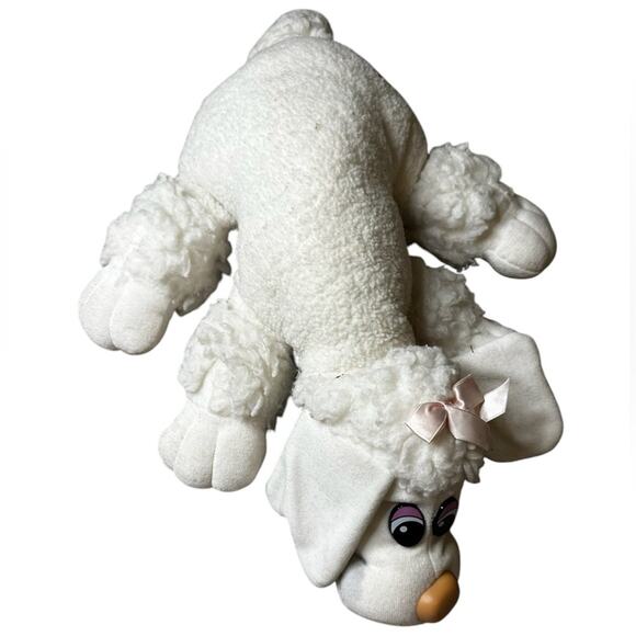 1986 Tonka Plush POUND PUPPIES White poodle Dog Toy - Picture 1 of 7